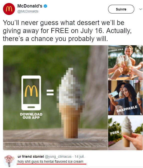 dank meme funny af dank memes - McDonald's Suivre You'll never guess what dessert we'll be giving away for Free on July 16. Actually, there's a chance you probably will. Cneers Abi Nappable Download Our App Free de 12 al parc o n Medade dood and ur friend