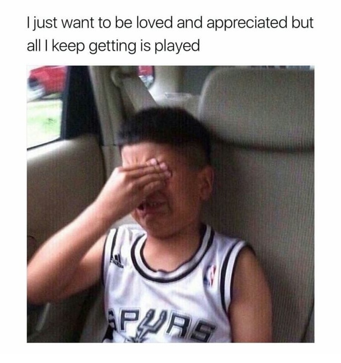 tony parker tim duncan - I just want to be loved and appreciated but all I keep getting is played Apure