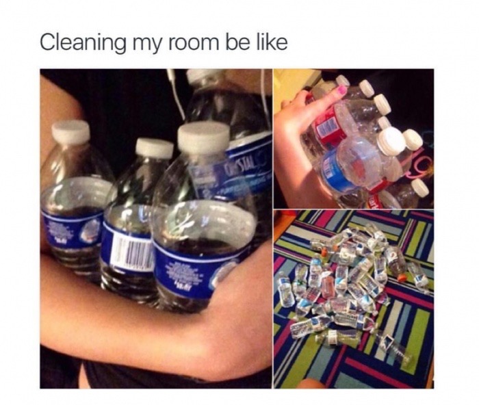 me cleaning my room meme - Cleaning my room be