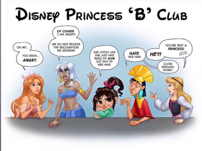 The Disney Princess B club