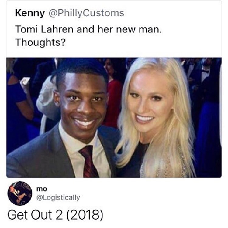 memes - tomi lahren boyfriend - Kenny Customs Tomi Lahren and her new man. Thoughts? mo Get Out 2 2018