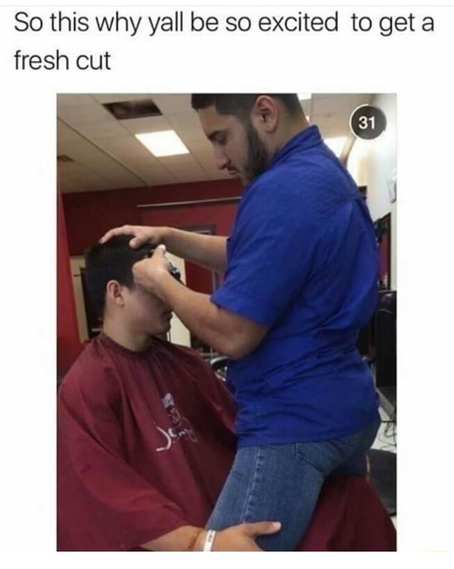 meme stream - monkey getting haircut memes - So this why yall be so excited to get a fresh cut 31