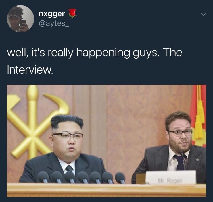 presentation - nxgger well, it's really happening guys. The Interview.