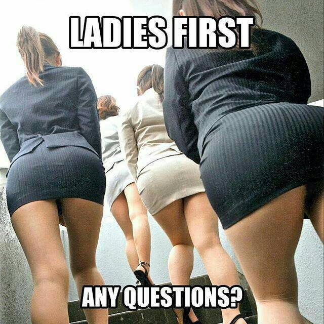 dank meme men say ladies first - Ladies First Any Questions?