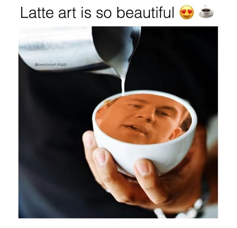 cappuccino hd - Latte art is so beautiful S doggo
