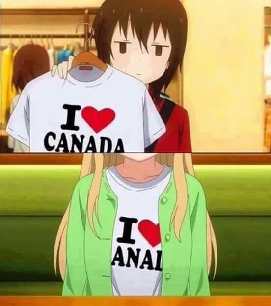 love canada shirt anime - Io Canada Anai