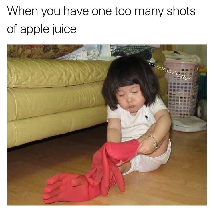 funny asian little girl - When you have one too many shots of apple juice immortalToaster