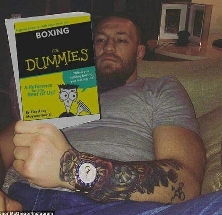boxing for dummies memes - A great look to ride you Boxing Dummies When you Bolling bosing you telling me A Reference Rast of Us! By Floyd Joy Mayweather Jr enor McGregor Instagram