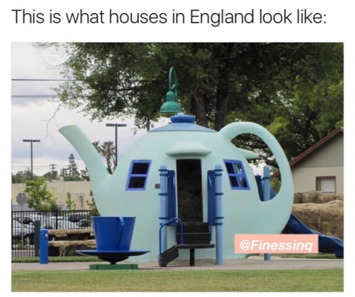 meme stream - childrens wonderland vallejo - This is what houses in England look