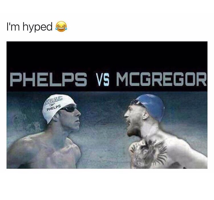 cap - I'm hyped Phelps Vs Mcgregor Bac Phelps