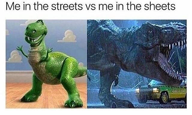 1 year relationship meme - Me in the streets vs me in the sheets
