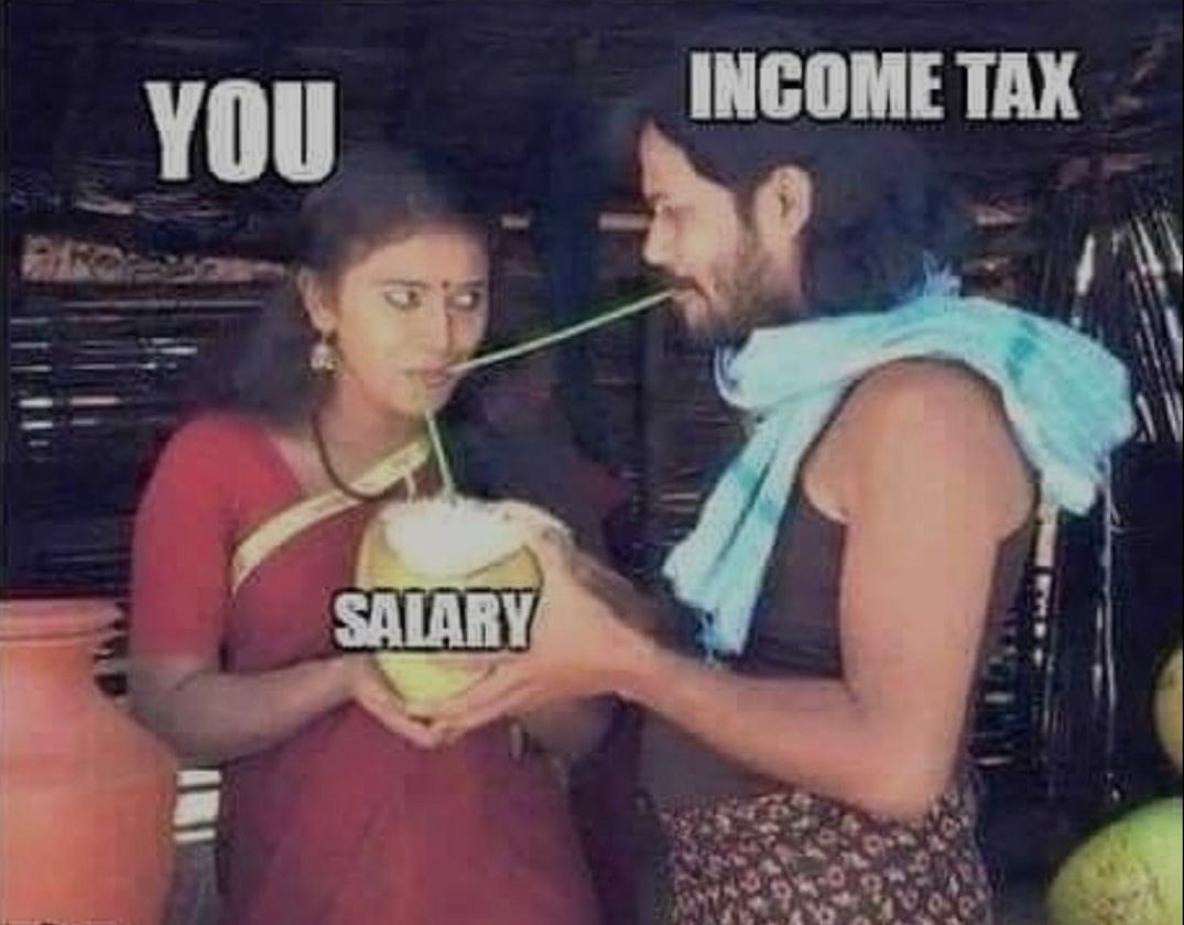 coconut drinking romance - You Income Tax Salary