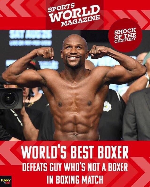 Sports World Magazine Shock Of The Century World'S Best Boxer Defeats Guy Who'S Not A Boxer In Boxing Match Funny Sdie