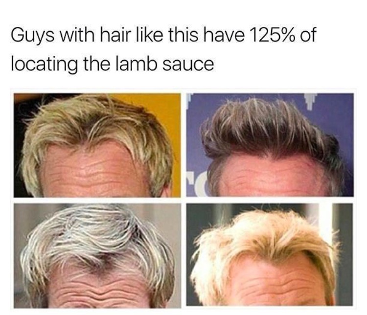 yankee dankee - Guys with hair this have 125% of locating the lamb sauce
