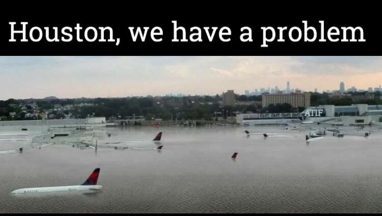 houston airport flooding - Houston, we have a problem Logogoratif
