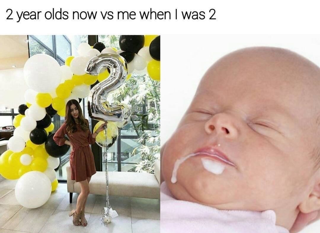 2 year olds now vs me - 2 year olds now vs me when I was 2