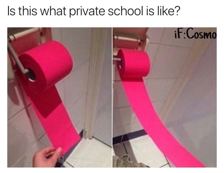 private schools are like - Is this what private school is ? ifCosmo