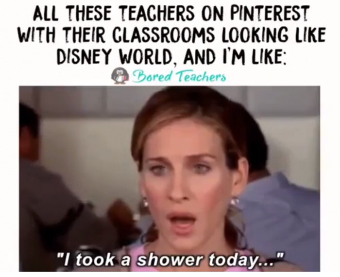 Meme for teachers on pinterest and how it makes normal teachers feel.