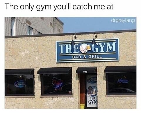 Bar and Grill called The Gym.