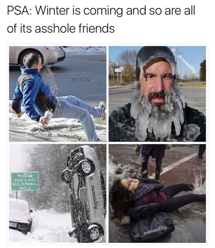 Dank meme about how winter is coming