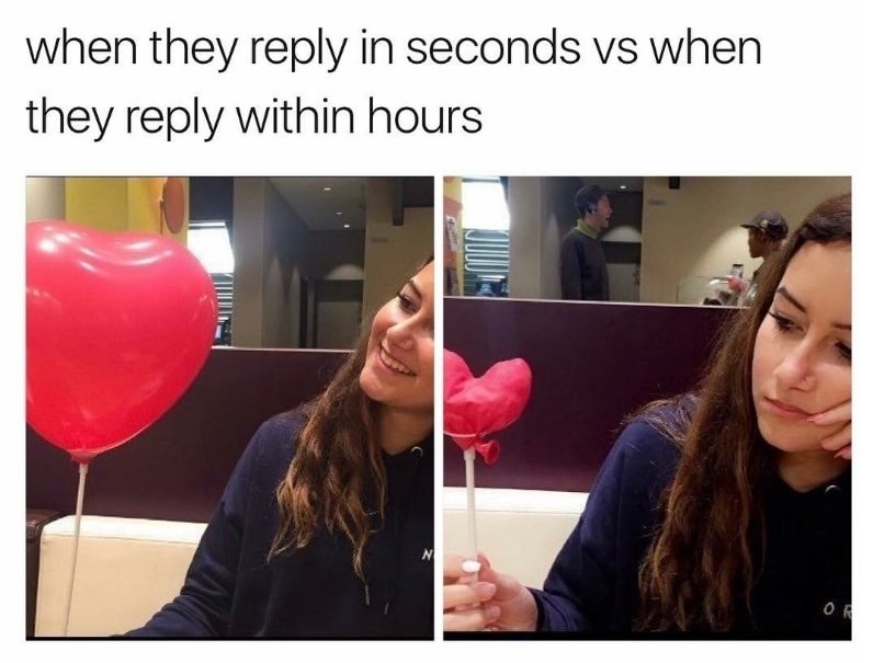 memes - beauty - when they in seconds vs when they within hours