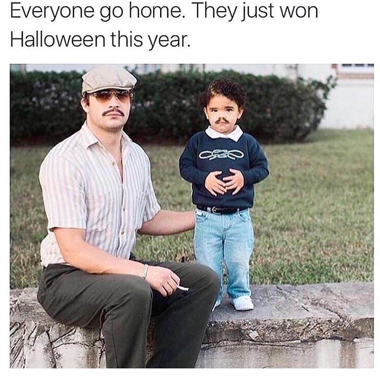 narcos meme - Everyone go home. They just won Halloween this year. Ces