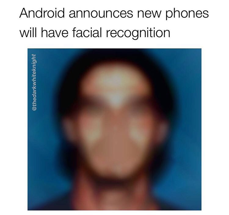 jaw - Android announces new phones will have facial recognition
