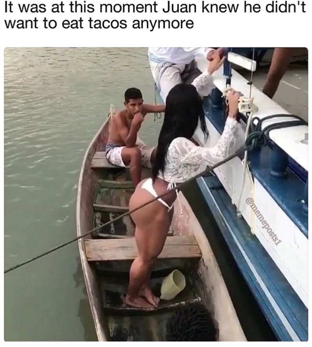 water transportation - It was at this moment Juan knew he didn't want to eat tacos anymore