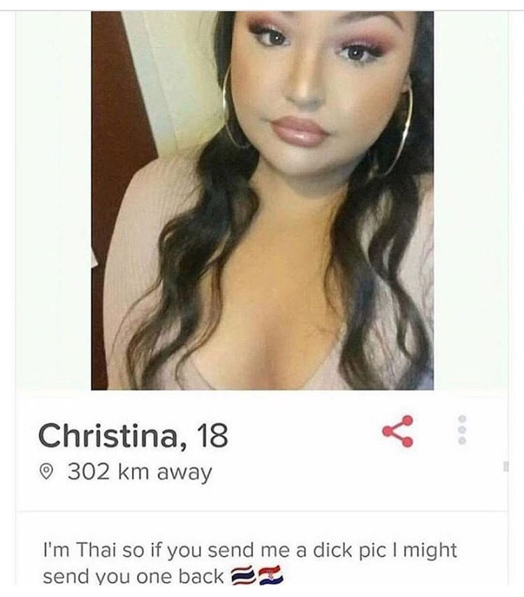 you re a legend meme - Christina, 18 302 km away I'm Thai so if you send me a dick pic I might send you one back 2