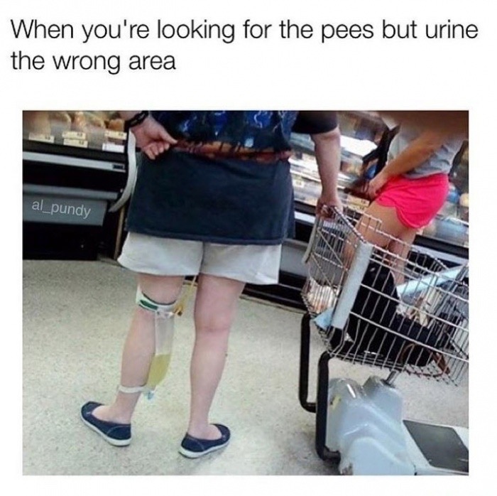 things you see at walmart - When you're looking for the pees but urine the wrong area al_pundy