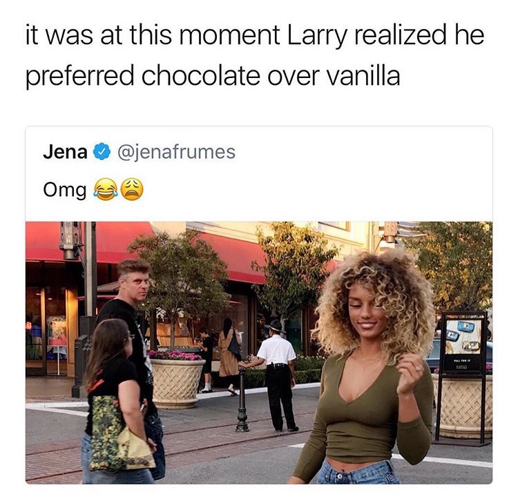 moment memes - it was at this moment Larry realized he preferred chocolate over vanilla Jena Omga