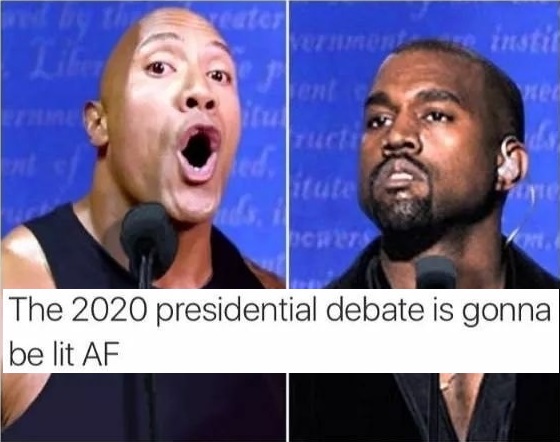 memes - lit memes lol 2020 - monumenti CE2 The 2020 presidential debate is gonna be lit Af