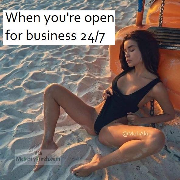 bikini - 22 When you're open for business 247 MohsilyFresh.com