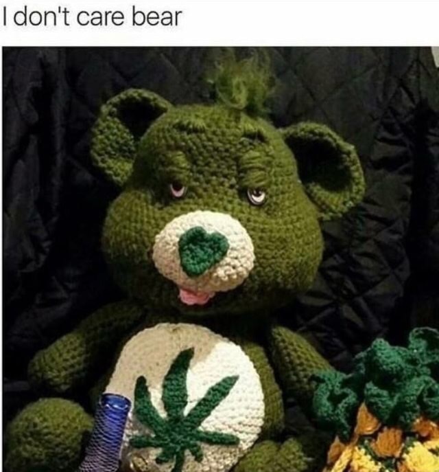 don t care bear crochet pattern - I don't care bear