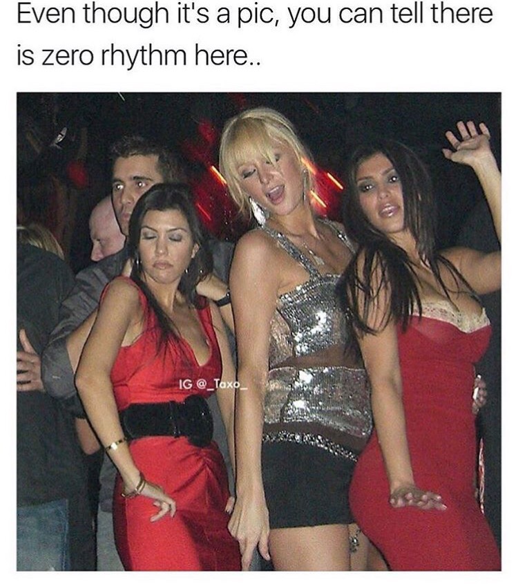 Pic that tells you there is zero rhythm