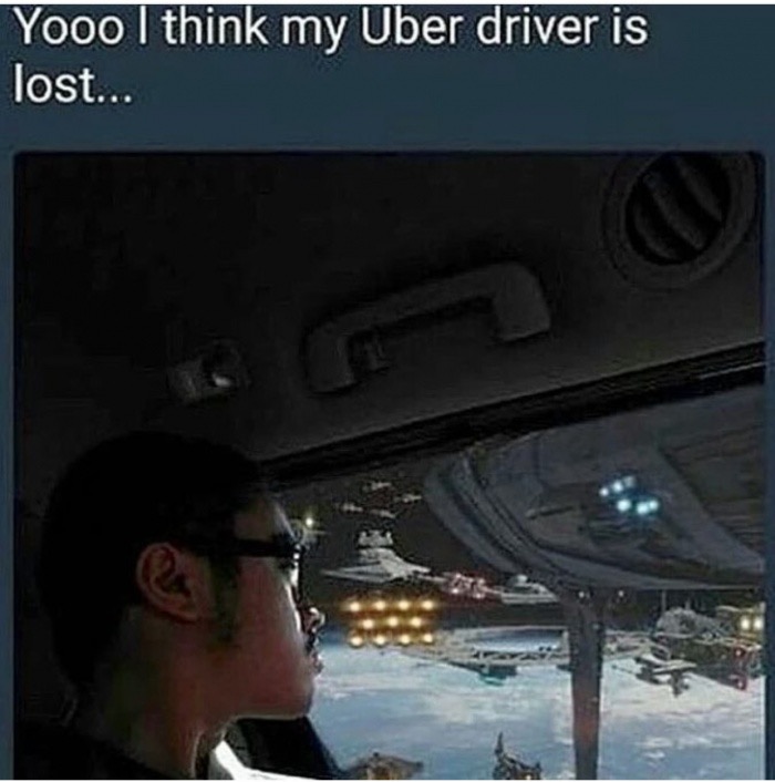 battle of scarif - Yooo I think my Uber driver is lost...