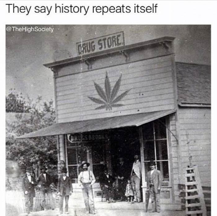 weed drug store - They say history repeats itself @ The High Society Drug Store Ts 8200