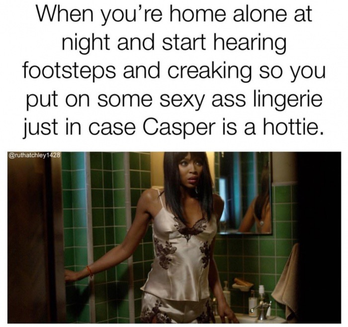angela bassett ahs hotel - When you're home alone at night and start hearing footsteps and creaking so you put on some sexy ass lingerie just in case Casper is a hottie. 1428