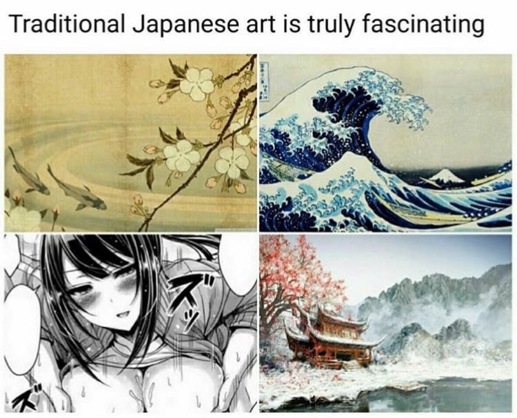 hentai artist meme - Traditional Japanese art is truly fascinating