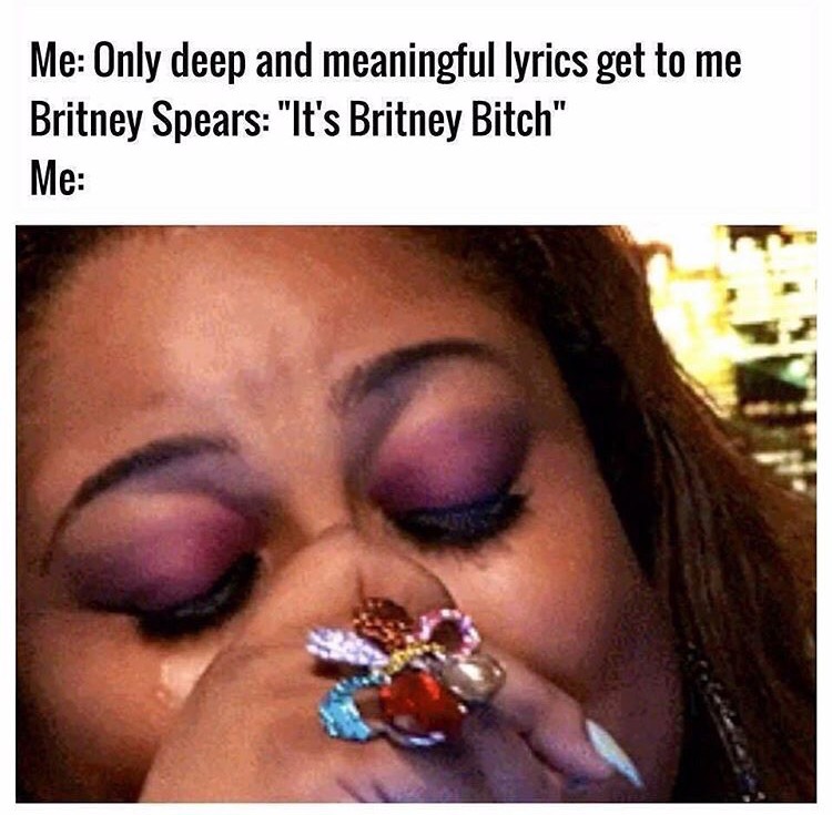 Meme about loving Britney