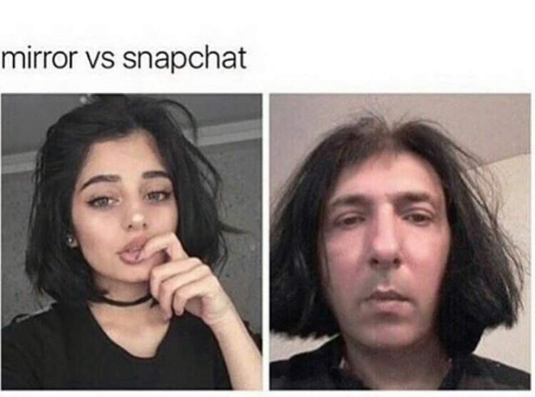memes - mirror vs snapchat - mirror vs snapchat