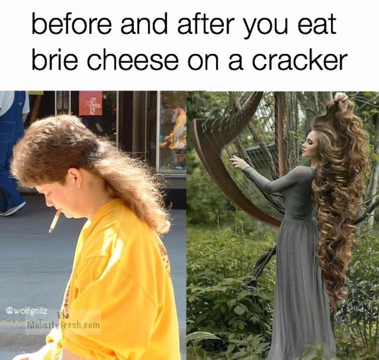before and after you eat brie cheese on a cracker alle thur Mostly fresh.com