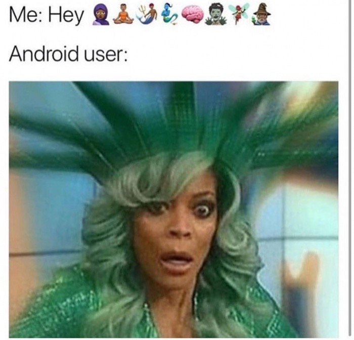 memes on android users - Me Hey Q&St. Android user