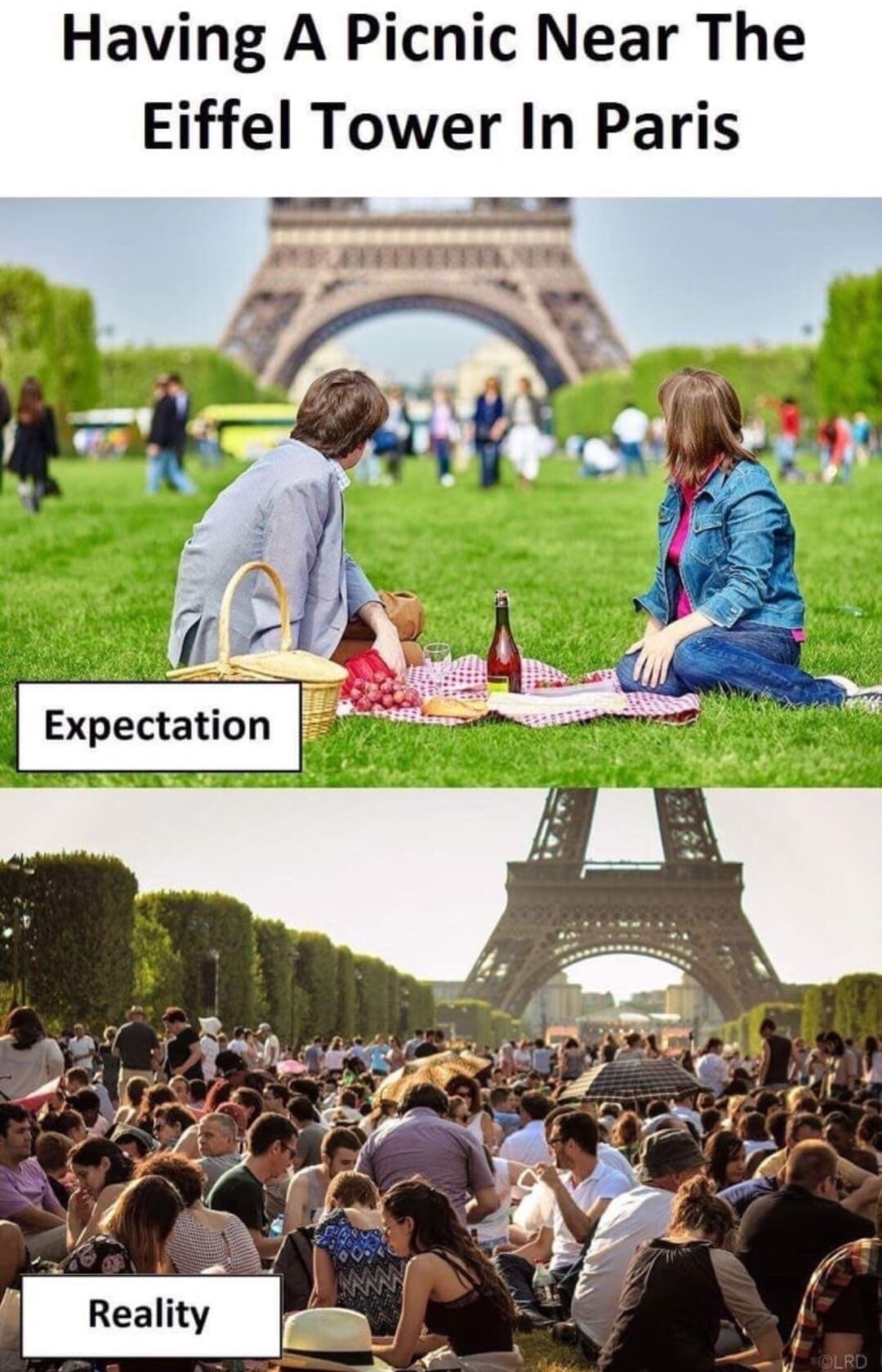 trending - eiffel tower - Having A Picnic Near The Eiffel Tower In Paris Expectation Reality Lrd