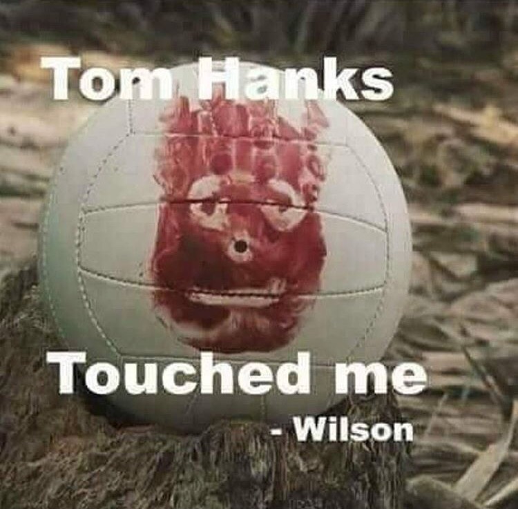 no nut november - wilson cast away - Tom Hanks Touched me Wilson