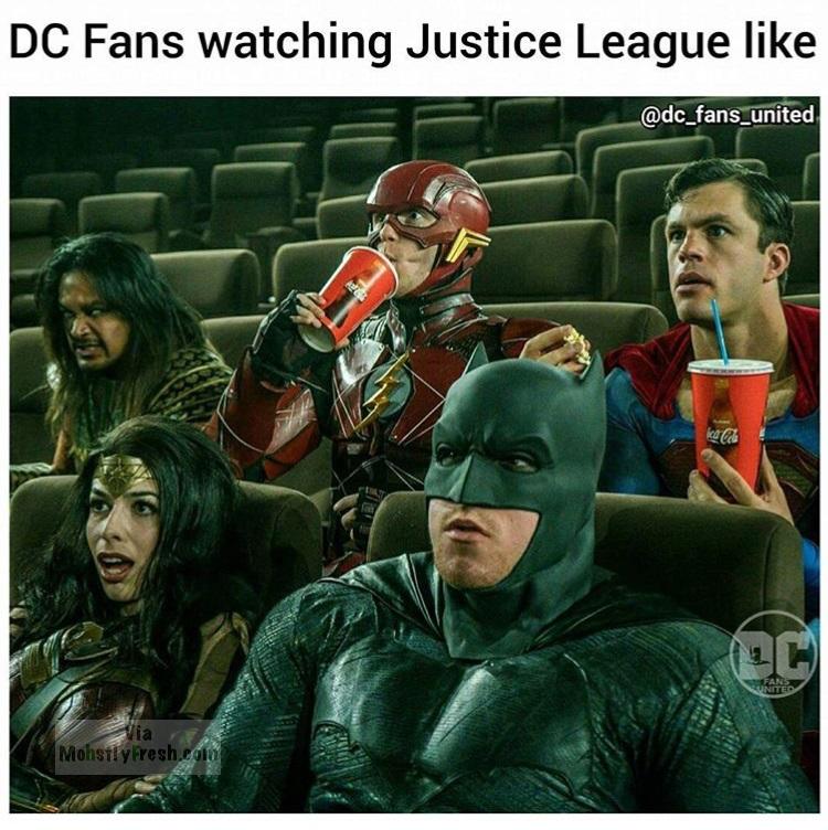 superhero - Dc Fans watching Justice League ca Mohstly Fresh coin