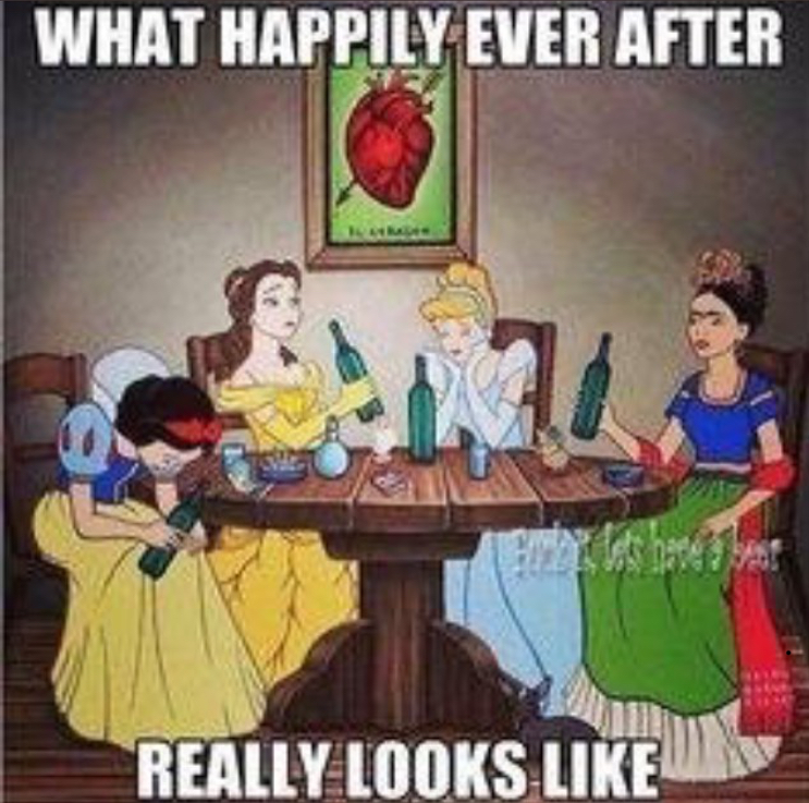 princesse disney humour - What Happily Ever After Really Looks