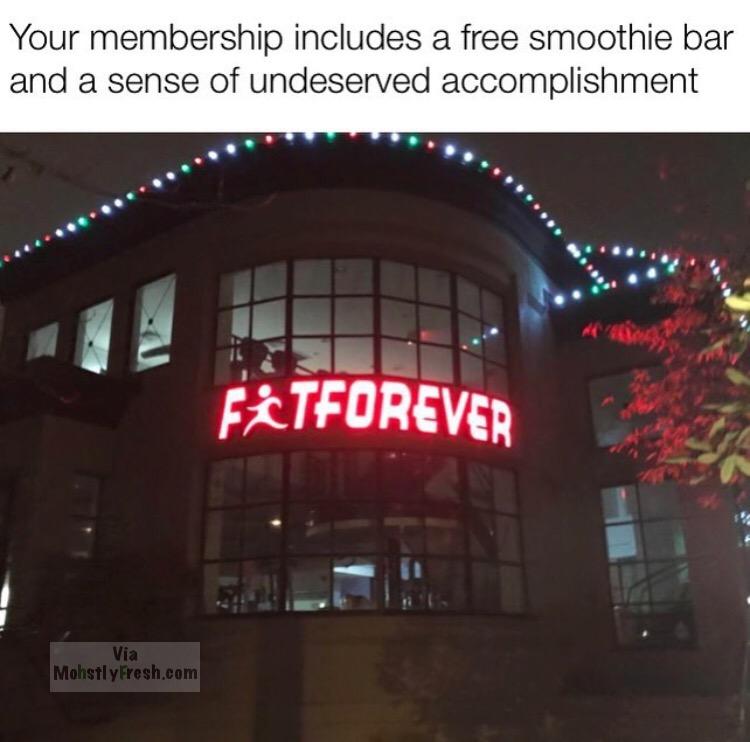 lighting - Your membership includes a free smoothie bar and a sense of undeserved accomplishment Betforever Via Mohstly Fresh.com