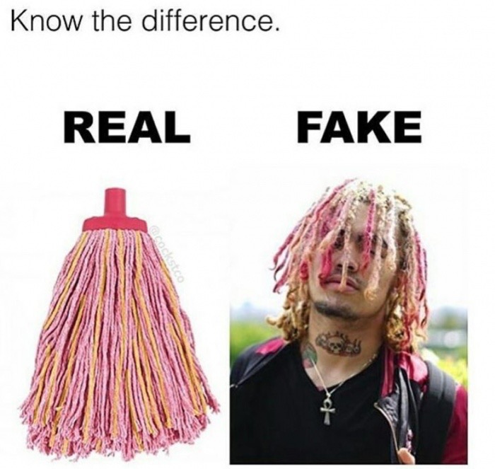 memes  - lil pump net worth - Know the difference. Real Fake Cocktco