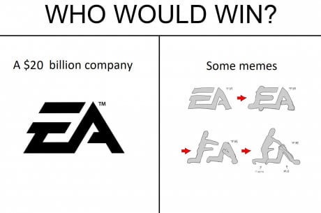 memes  - diagram - Who Would Win? A $20 billion company Some memes EaEa En Fan